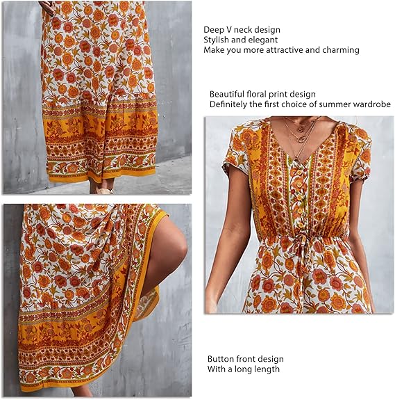 Women Floral Print Dress