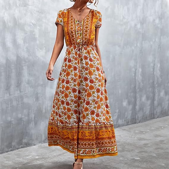 Women Floral Print Dress