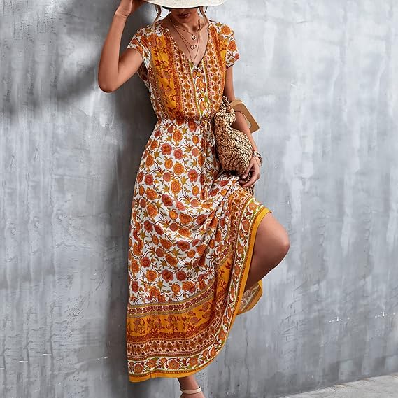 Women Floral Print Dress